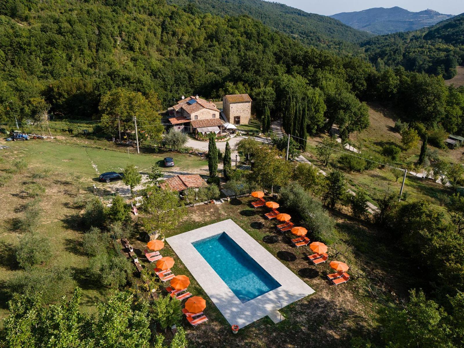 Agriturismo Santa Caterina Castelnuovo di Val di Cecina Exterior foto
